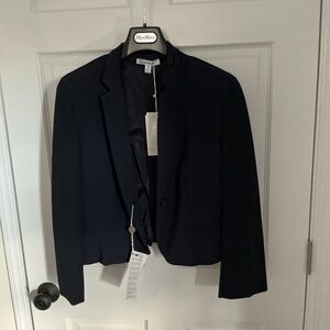 Max Mara Navy Blue Blazer New with Tags